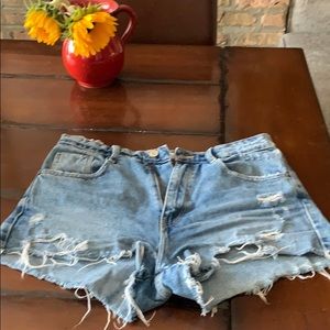Zara jean shorts Trafaluc